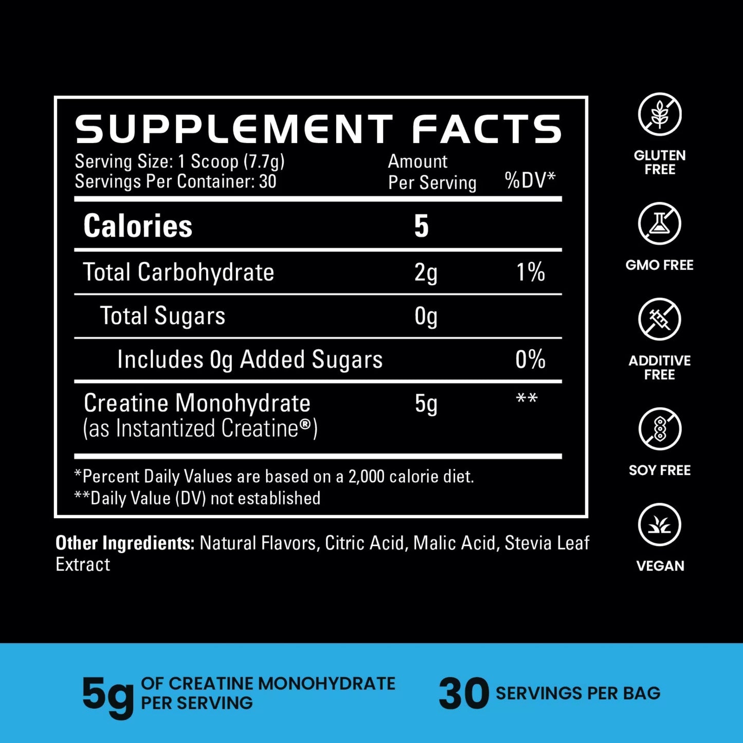 Gains Instantized Creatine Powder 30 Servings