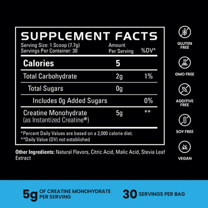 Gains Instantized Creatine Powder 30 Servings