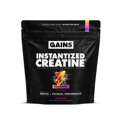 Gains Instantized Creatine Powder 30 Servings