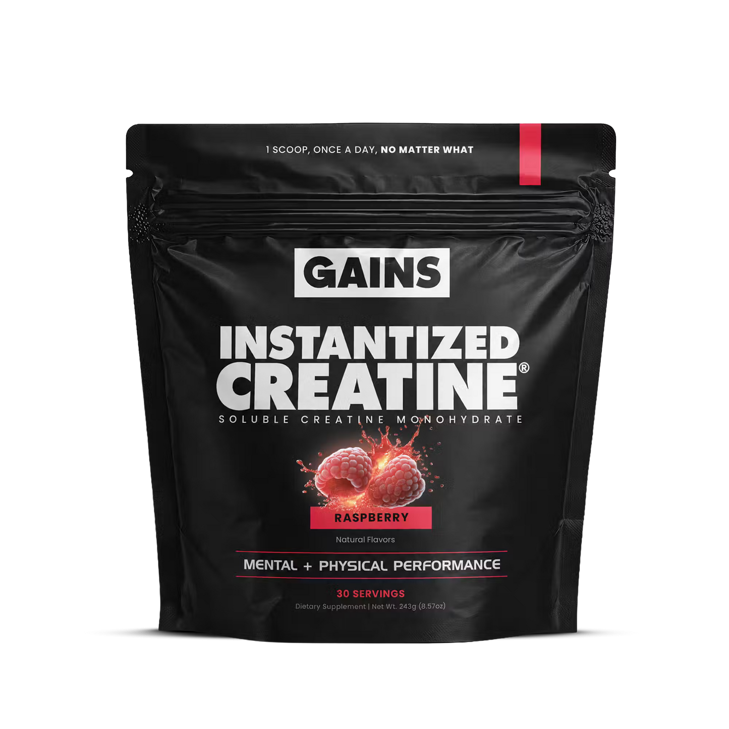 Gains Instantized Creatine Powder 30 Servings