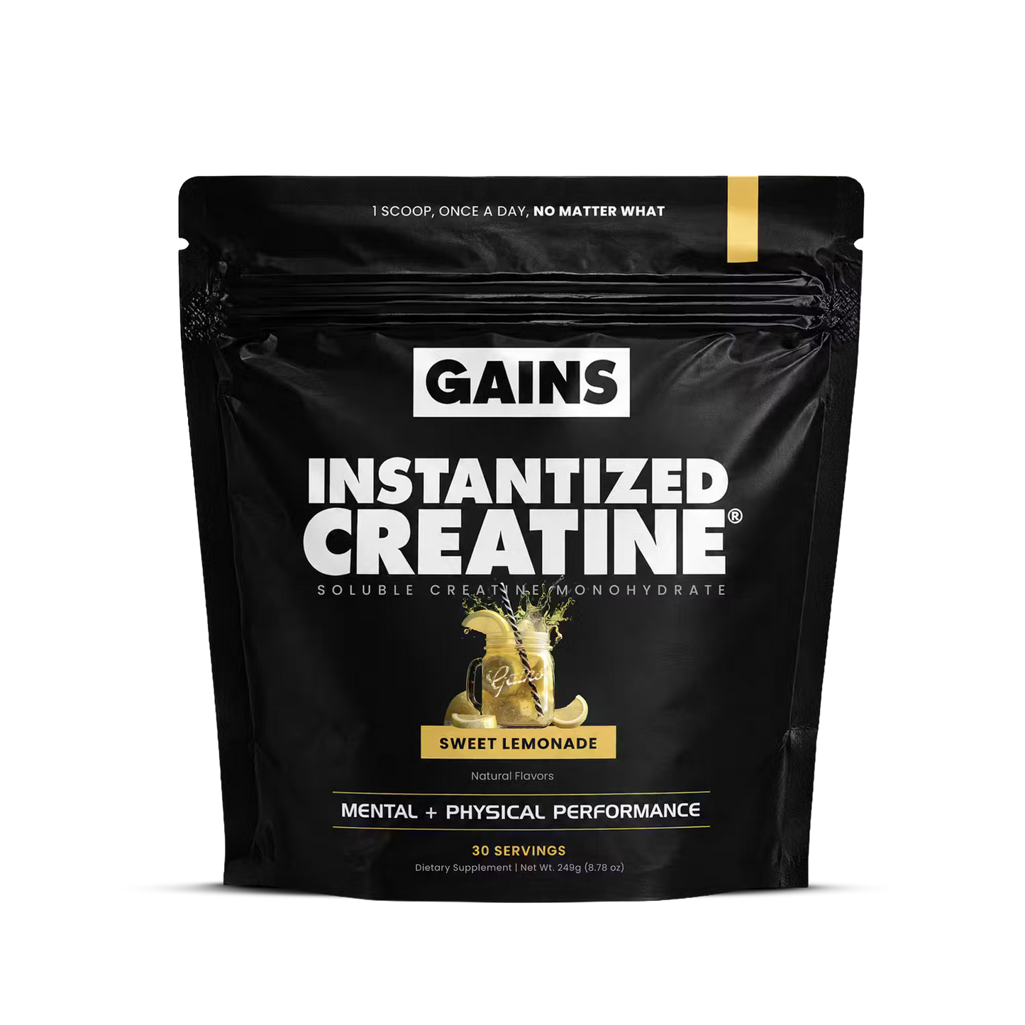 Gains Instantized Creatine Powder 30 Servings