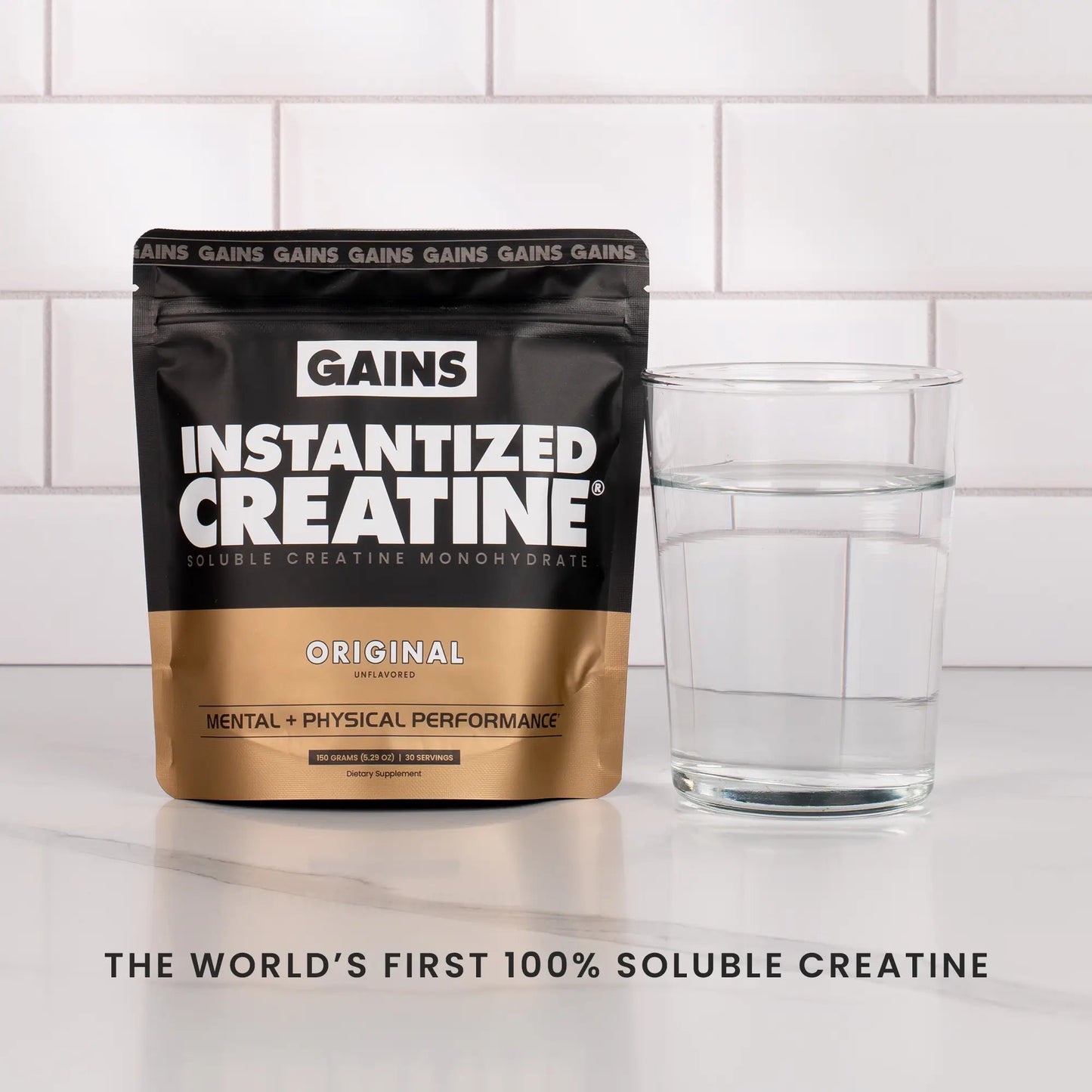 Gains Instantized Creatine Powder 30 Servings