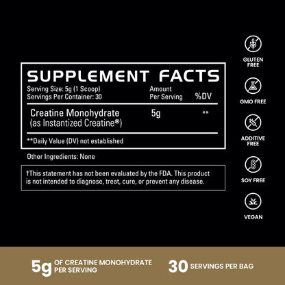 Gains Instantized Creatine Powder 30 Servings