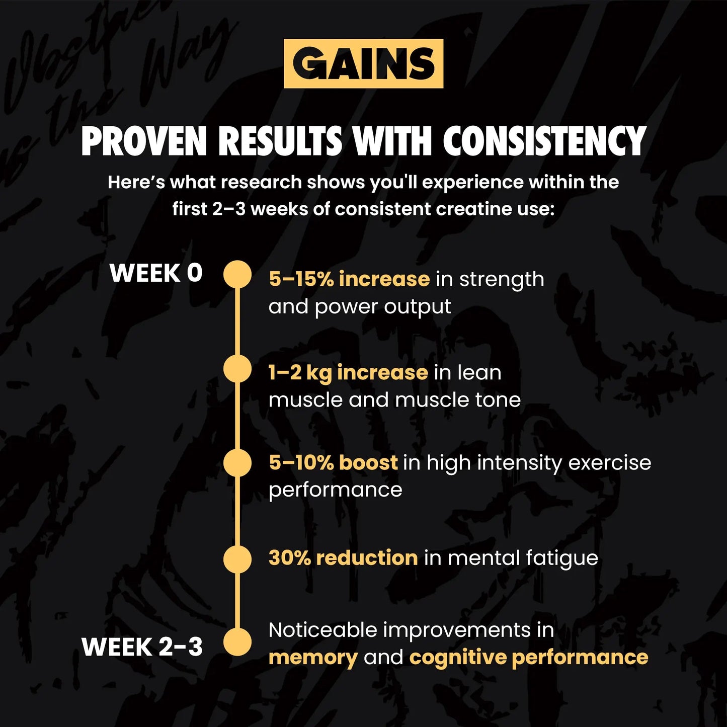 Gains Instantized Creatine Powder 30 Servings
