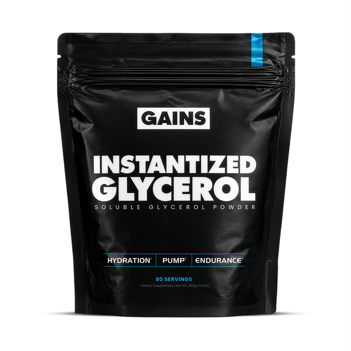 Gains Instantized Glycerol Powder 80 Servings
