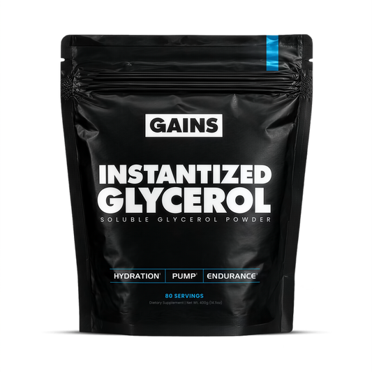 Gains Instantized Glycerol Powder 80 Servings